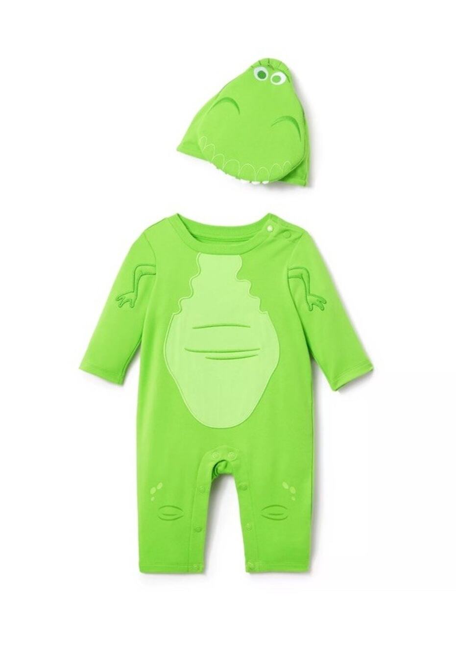 Rex Baby Dinosaur Costume Toy Story One-Piece & Matching Hat Infant 6/9 Months